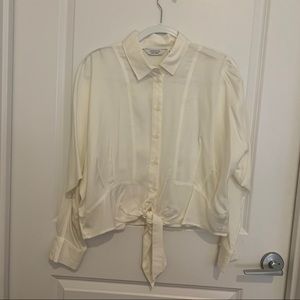 & Other Stories Front Tie Button Down
